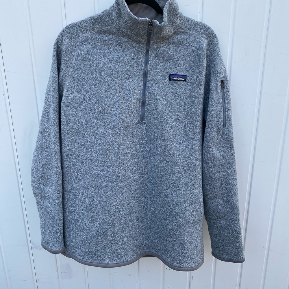 Patagonia Gray Quarter-Zip Pullover